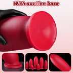 Red Anal Plug with Suction Base - Tarisss Sex Toy Store