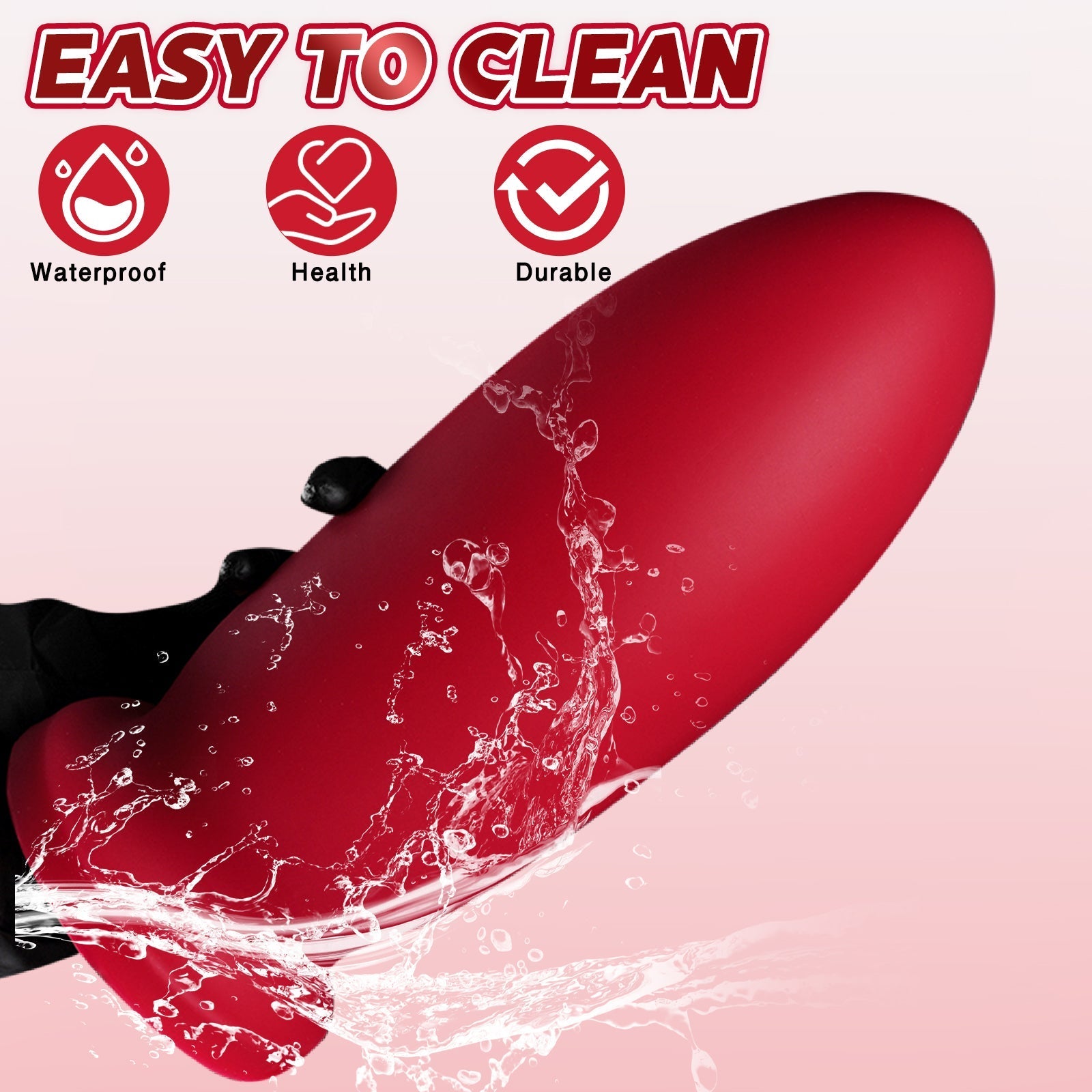 Red Anal Plug with Suction Base - Tarisss Sex Toy Store
