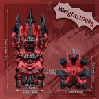 Red & Black Dragon Claw Silicone Masturbator Cup with Spiked Texture - Tarisss Sex Toy Store