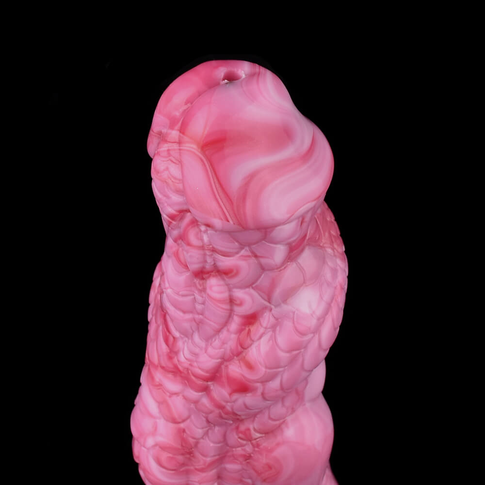 Red Corner 8 Inch Silicone Squirting Dildo with Dragon Cock Design - Tarisss Sex Toy Store