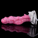 Red Corner 8 Inch Silicone Squirting Dildo with Dragon Cock Design - Tarisss Sex Toy Store