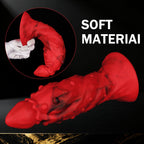 Red Silicone Butt Plug and Suction Cup Base - Tarisss Sex Toy Store
