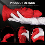 Red Silicone Butt Plug and Suction Cup Base - Tarisss Sex Toy Store