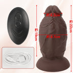 Remote - Control Mega Girth Liquid Silicone Dildo with Suction Base - Tarisss Sex Toy Store