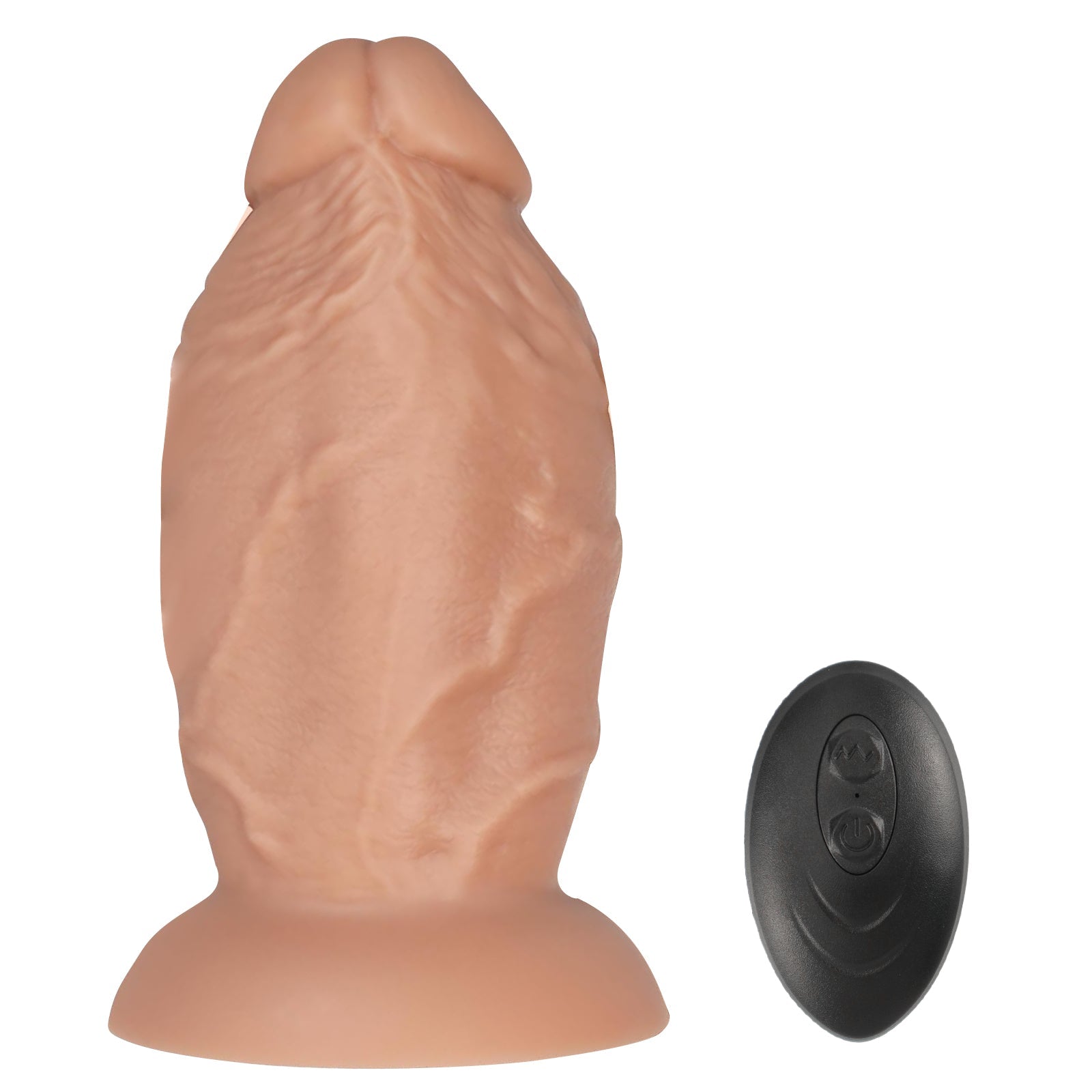 Remote - Control Mega Girth Liquid Silicone Dildo with Suction Base - Tarisss Sex Toy Store