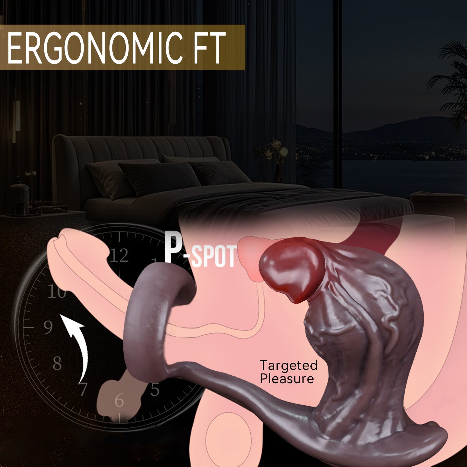 Remote Control Vibrating Butt Plug with Cock Ring, Silicone Prostate - Tarisss Sex Toy Store