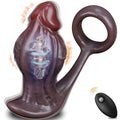 Remote Control Vibrating Butt Plug with Cock Ring, Silicone Prostate - Tarisss Sex Toy Store