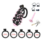 Resin Cobra Male Chastity Cage with Urethral Rod - Tarisss Sex Toy Store