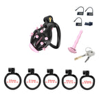 Resin Cobra Male Chastity Cage with Urethral Rod - Tarisss Sex Toy Store