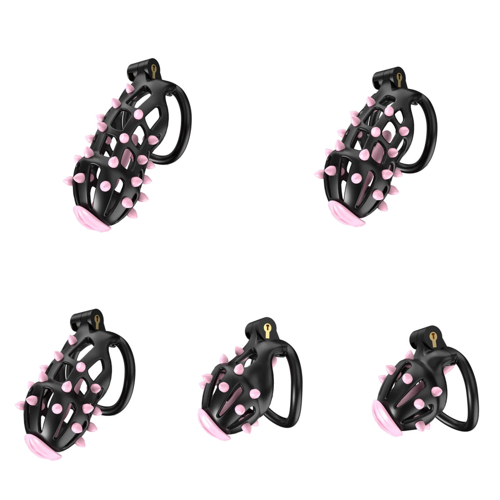 Resin Cobra Male Chastity Cage with Urethral Rod - Tarisss Sex Toy Store