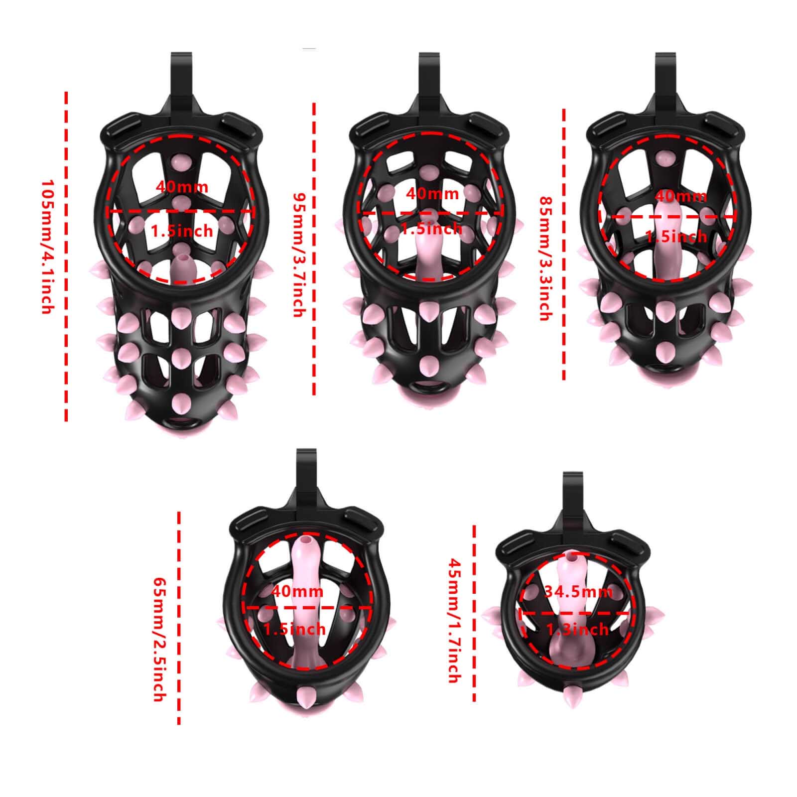 Resin Cobra Male Chastity Cage with Urethral Rod - Tarisss Sex Toy Store