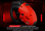 Retractable Electric Shock & Vibrating Chastity Cage