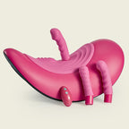 Ride - On Vibrating Massager with Interchangeable Silicone Attachments & Remote Control - Tarisss Sex Toy Store