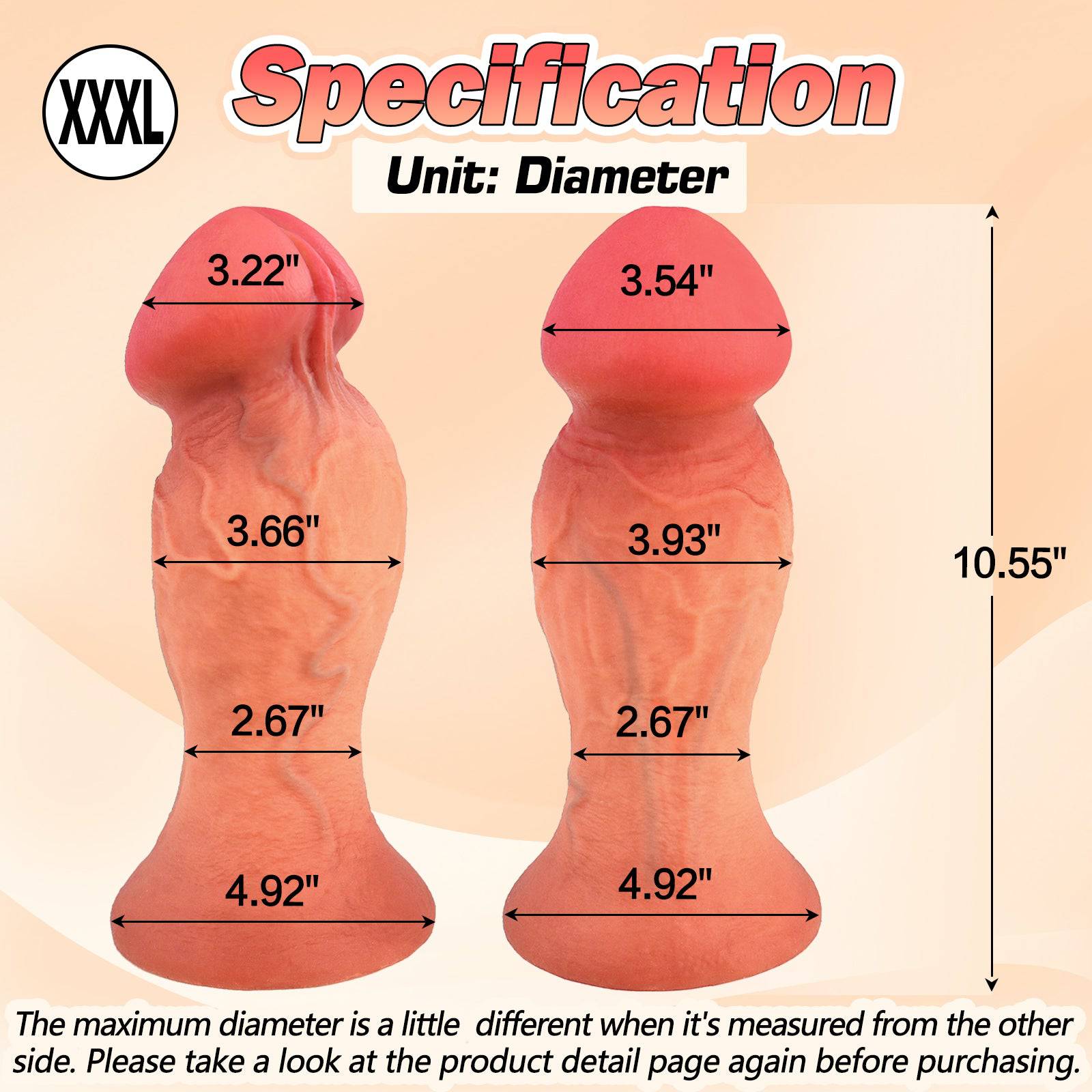 Rocket 10 Inch Most Realistic Dildo - Tarisss Sex Toy Store