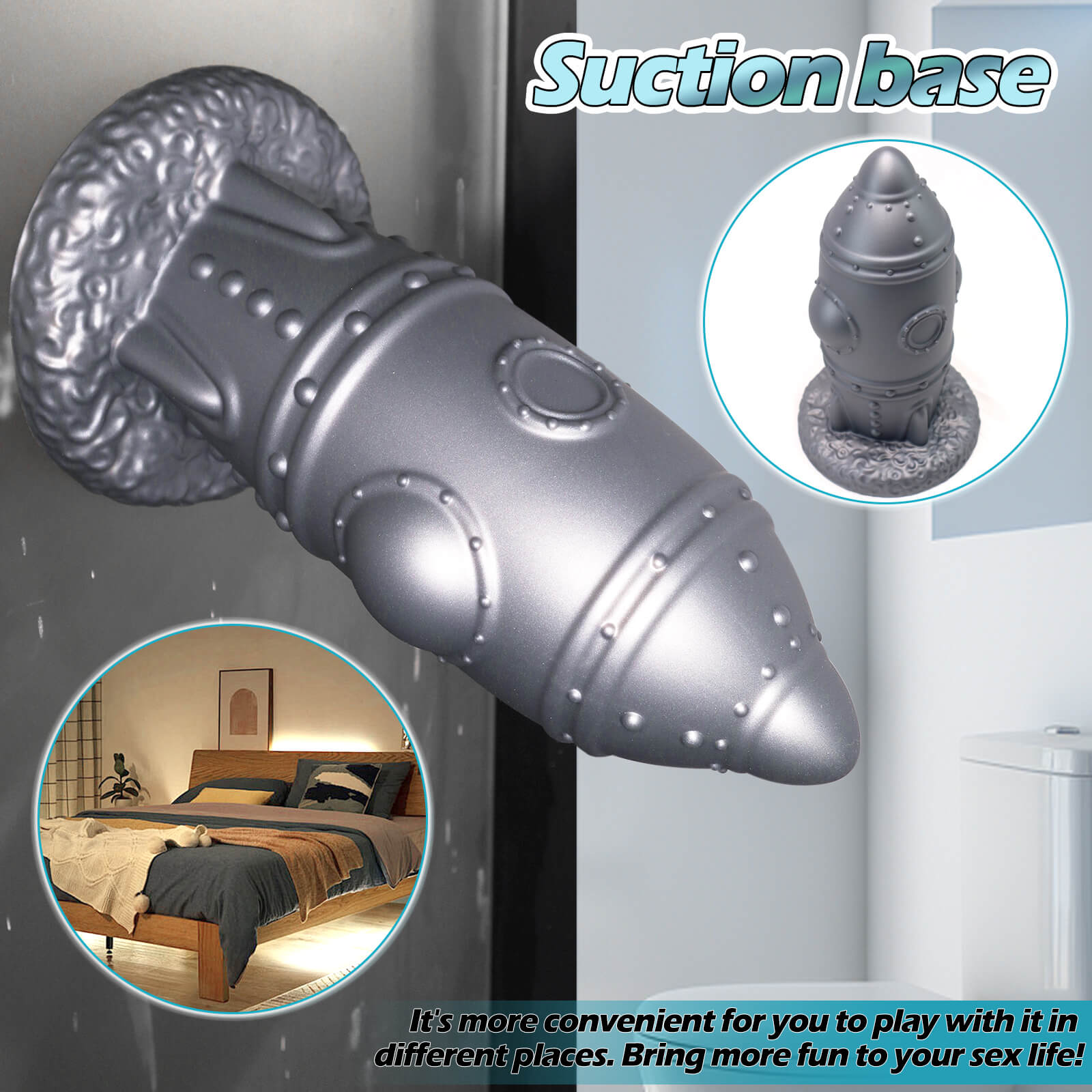 Rocket 12 Inch Huge Butt Plug Dildo - Tarisss Sex Toy Store