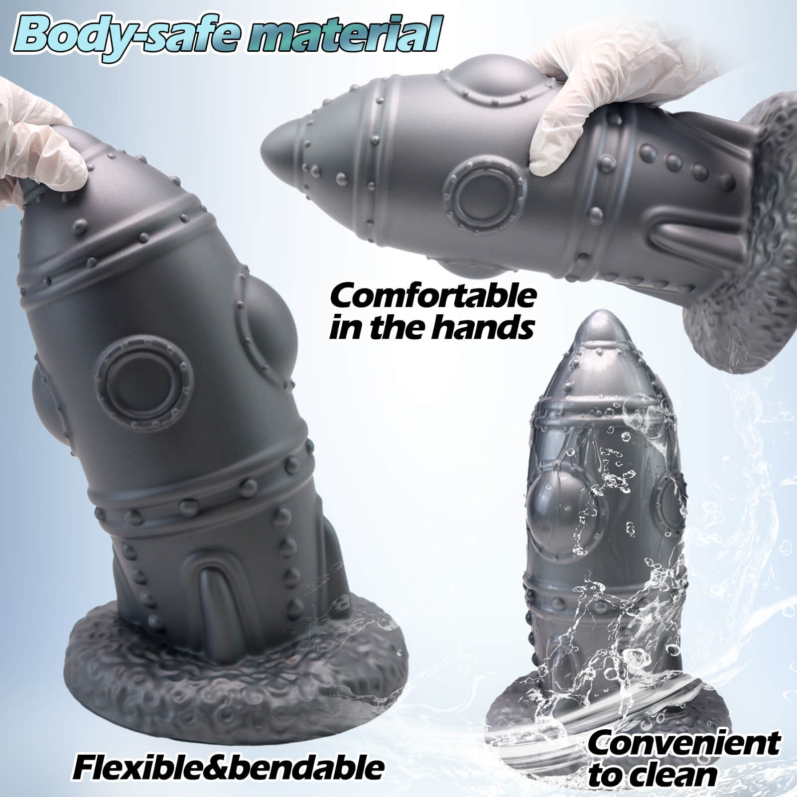 Rocket 12 Inch Huge Butt Plug Dildo - Tarisss Sex Toy Store