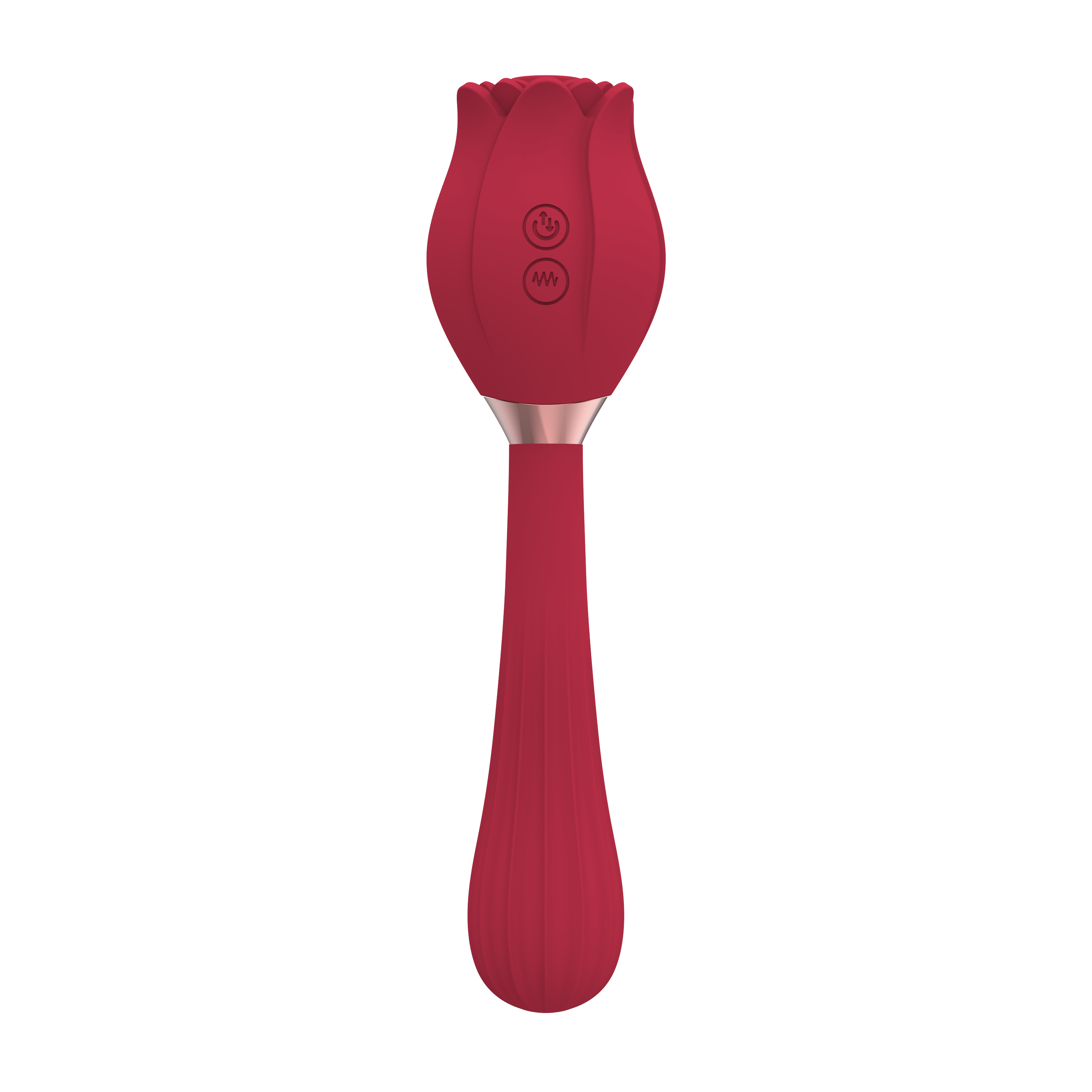Rose Clit Sucking G Spot Vibrator - Handheld Nipple Sucker Female Sex Toys