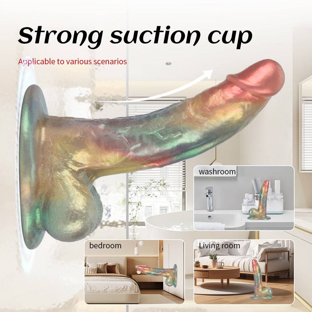 Roy 12 Inch Realistic Dildo with Jelly Texture - Tarisss Sex Toy Store