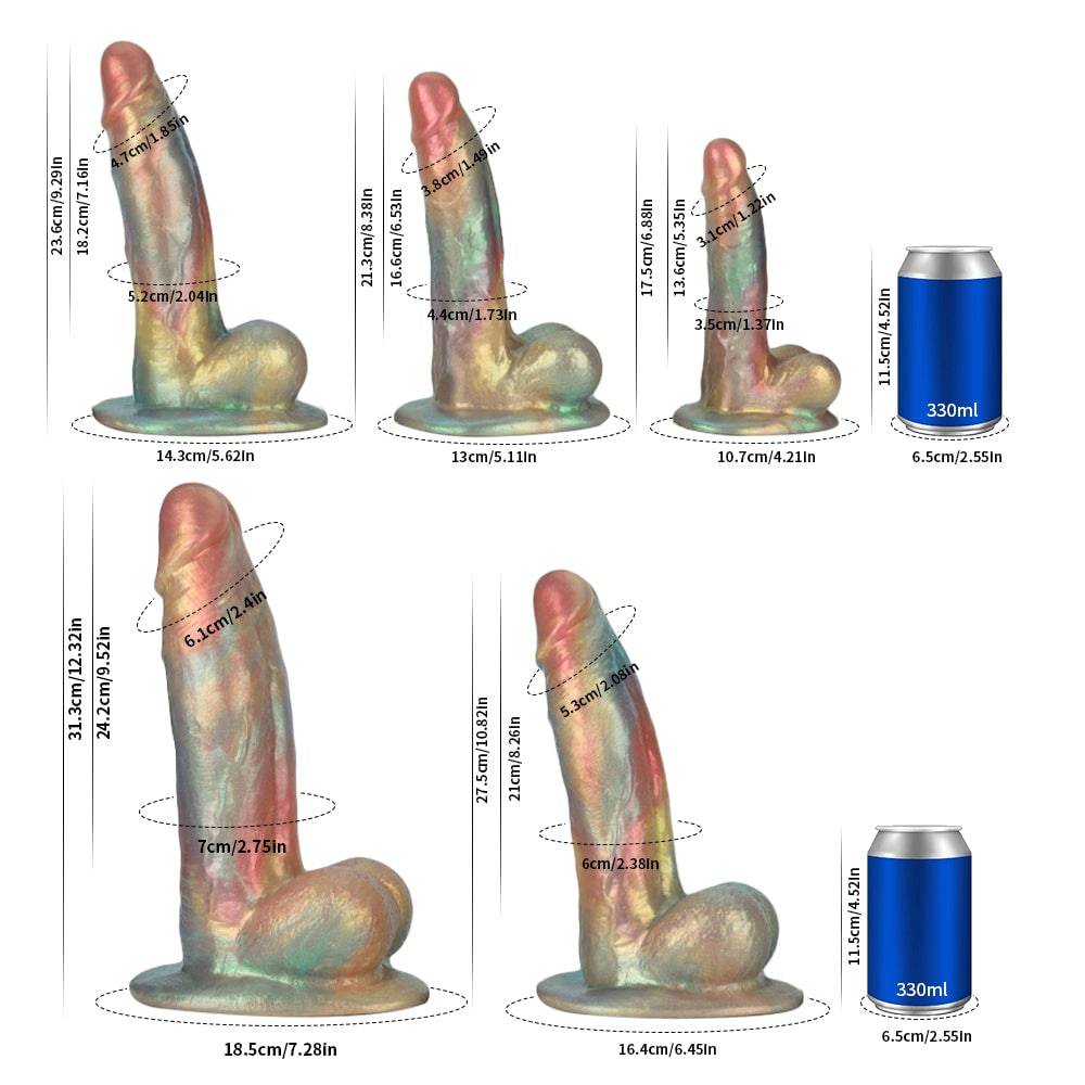 Roy 12 Inch Realistic Dildo with Jelly Texture - Tarisss Sex Toy Store