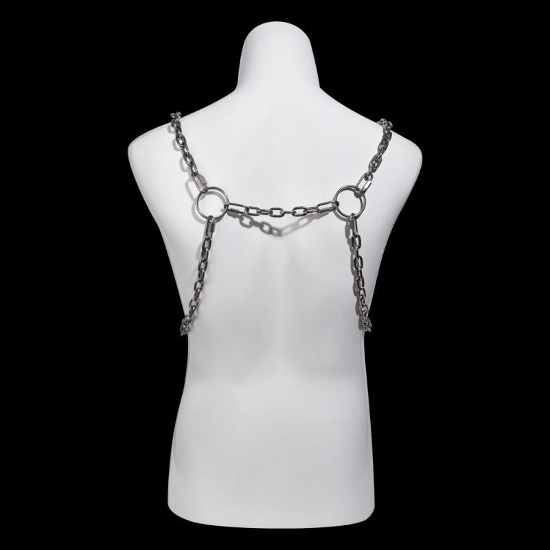 Metal Nipple Clamps Play Bondage Set – Adjustable Strap-on Compatible for Intense BDSM  Toys