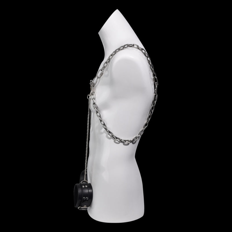 Metal Nipple Clamps Play Bondage Set – Adjustable Strap-on Compatible for Intense BDSM  Toys