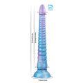 Glow-in-the-Dark Octopus Tentacle Dildo | Gradient Blue & Purple Anal Plug