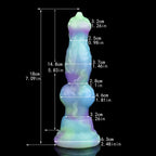 Scar 7 Inch Wolf Dildo with Knot - Tarisss Sex Toy Store