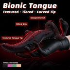 Alien Tongue Double-Head Dildo – C-Spot, G-Spot & P-Spot | Premium Platinum Silicone | Strap-On Ready
