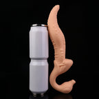 Alien Tongue Double-Head Dildo – C-Spot, G-Spot & P-Spot | Premium Platinum Silicone | Strap-On Ready