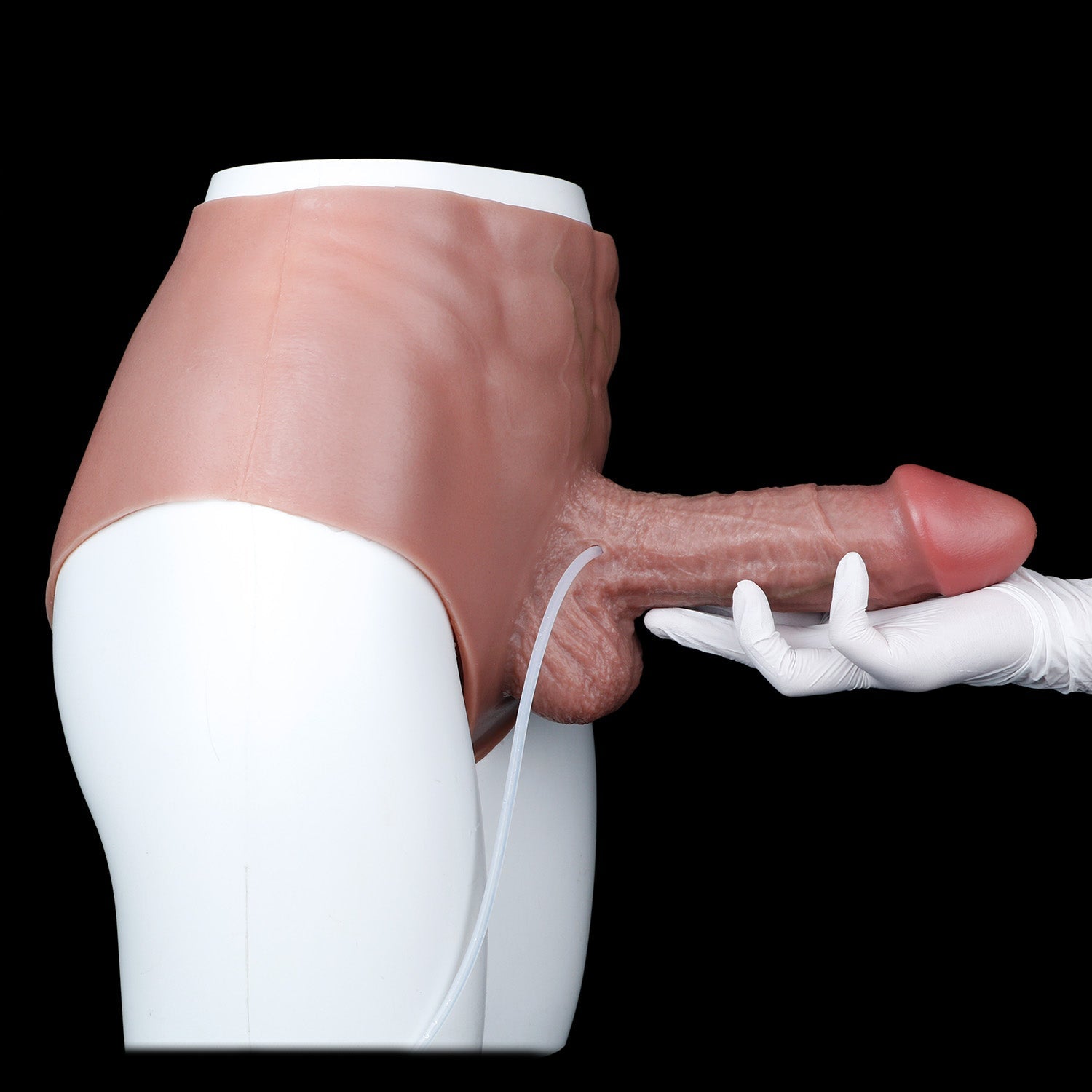 Squirting Silicone Penis Sleeve Panty for ED — Wearable Cock Sleeve That Works Even When Soft