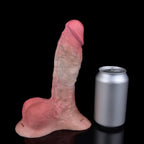 Realistic Strap-On Dildo — Dual-Density Silicone Wearable Penis with Leather Harness | Domlust