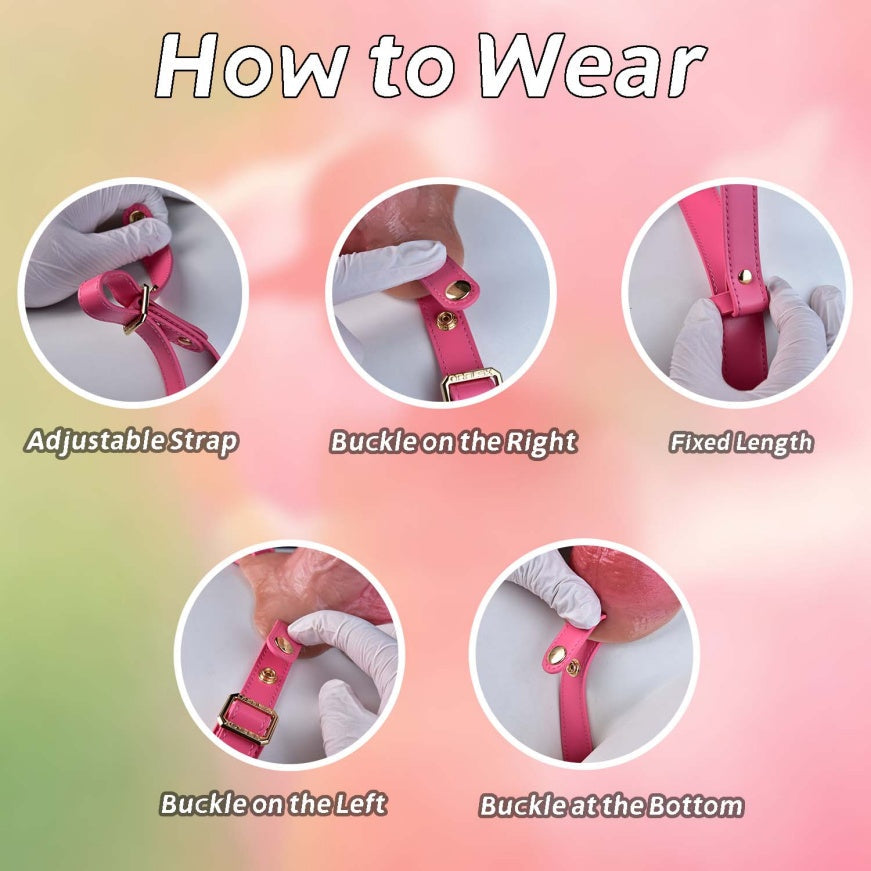 Realistic Strap-On Dildo — Dual-Density Silicone Wearable Penis with Leather Harness | Domlust
