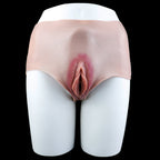 Realistic Wearable Fake Vagina — Platinum Silicone Pussy Panties for Crossdressers