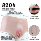 Realistic Wearable Fake Vagina — Platinum Silicone Pussy Panties for Crossdressers