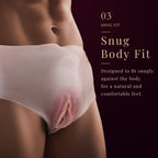 Realistic Wearable Fake Vagina — Platinum Silicone Pussy Panties for Crossdressers