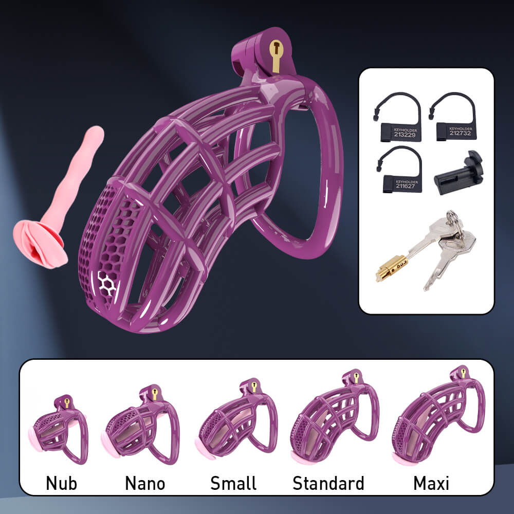 sentinel-cock-cage-with-5-sizes-colors-purple
