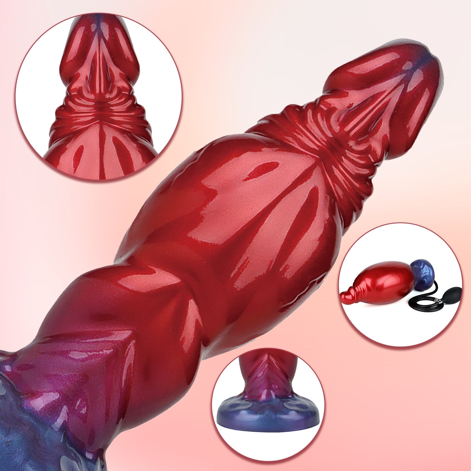 Shadow Beast Inflatable Anal Plug with Pump - Tarisss Sex Toy Store