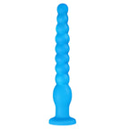 Silicone Anal Beads Plug with Suction Cup Long Flexible Butt Plug Beaded Dildo Trainer - Tarisss Sex Toy Store