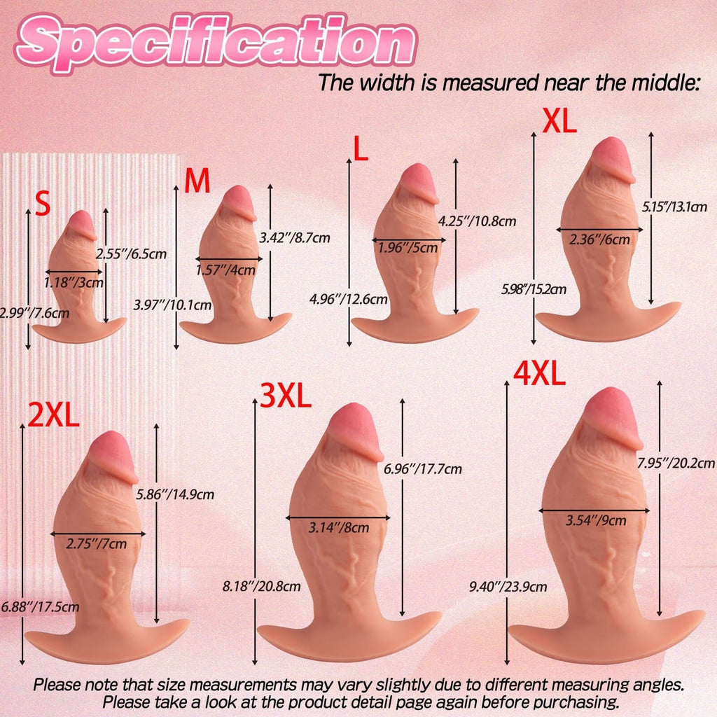 Silicone Anal Butt Plug with Anchor - shaped Base - Tarisss Sex Toy Store
