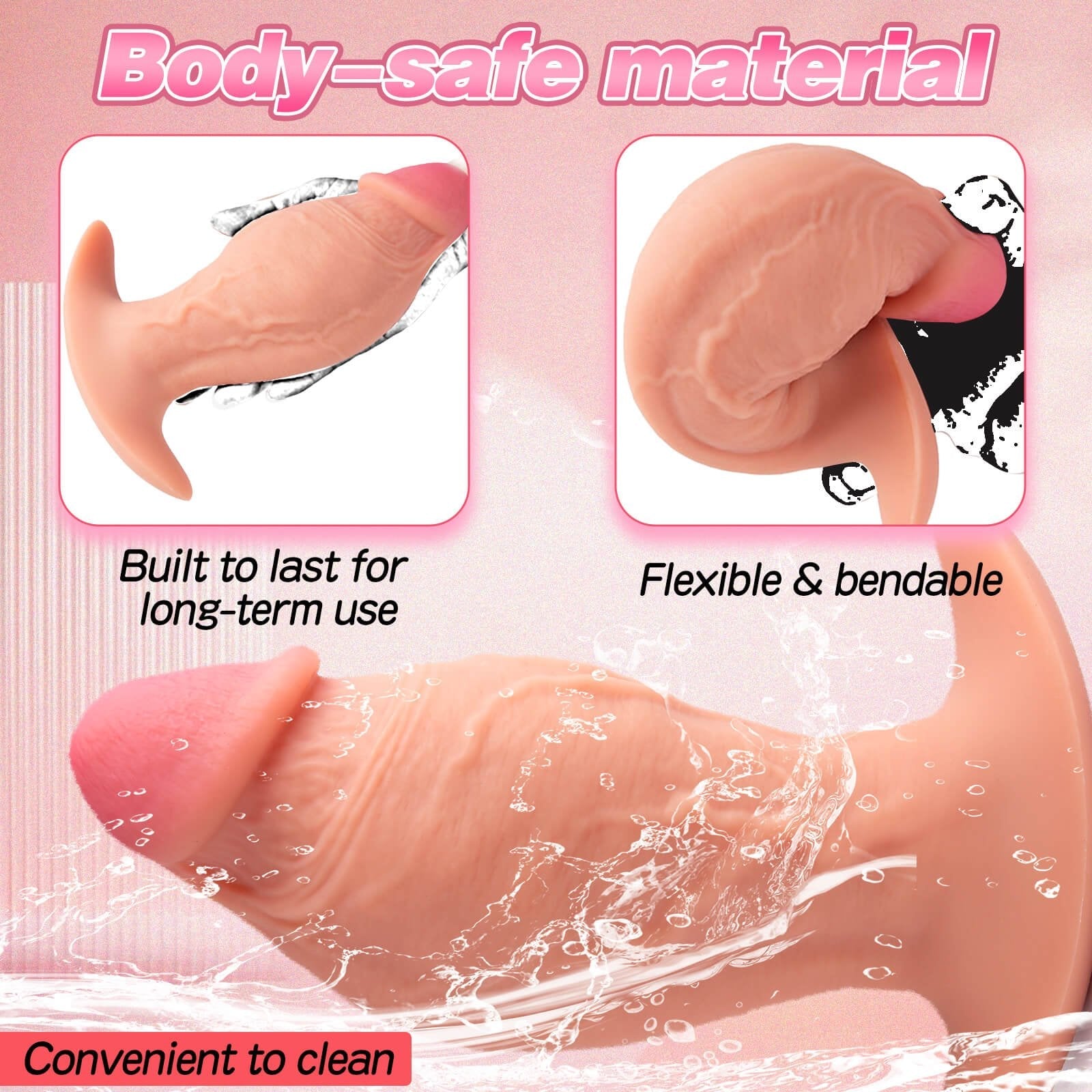 Silicone Anal Butt Plug with Anchor - shaped Base - Tarisss Sex Toy Store