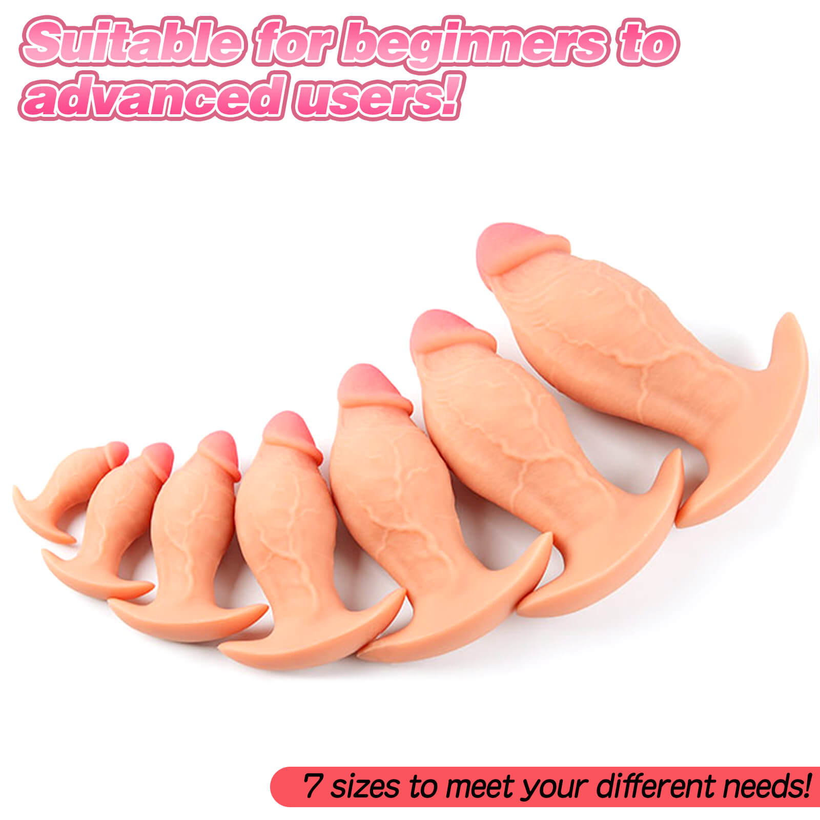 Silicone Anal Butt Plug with Anchor - shaped Base - Tarisss Sex Toy Store