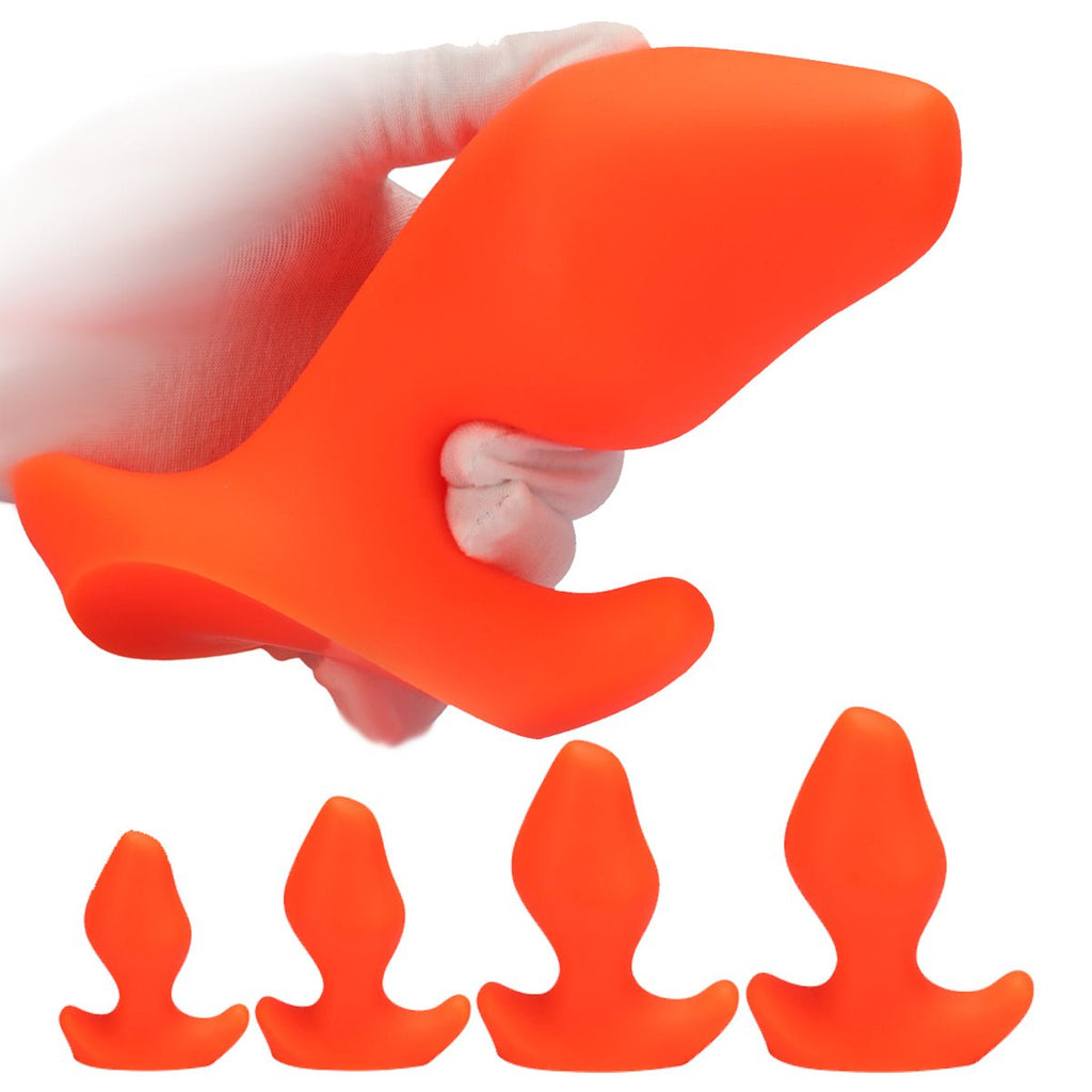 Silicone Anal Plug Trainer Set with Flared Base - Tarisss Sex Toy Store