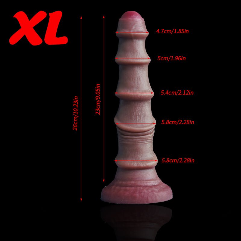 Silicone Anal Plugs with Spiral Ribbing - Tarisss Sex Toy Store