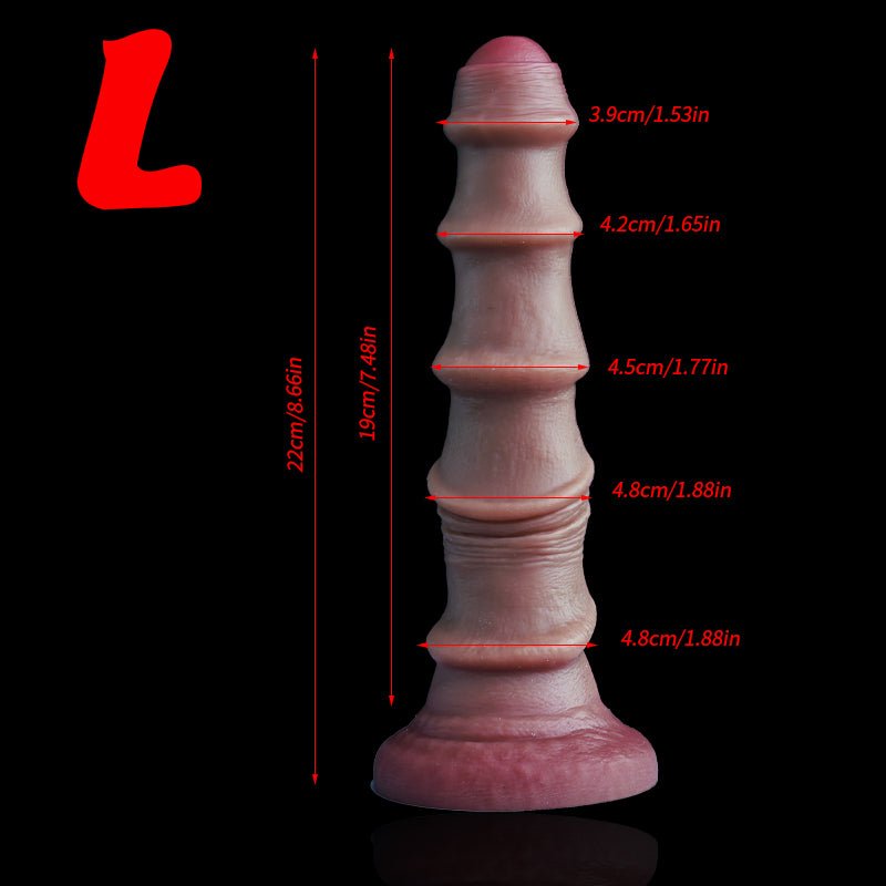 Silicone Anal Plugs with Spiral Ribbing - Tarisss Sex Toy Store