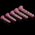 Silicone Anal Plugs with Spiral Ribbing - Tarisss Sex Toy Store
