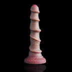 Silicone Anal Plugs with Spiral Ribbing - Tarisss Sex Toy Store