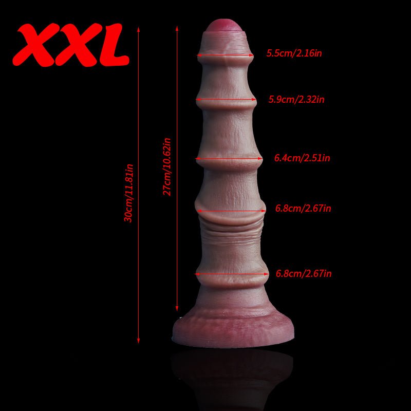 Silicone Anal Plugs with Spiral Ribbing - Tarisss Sex Toy Store