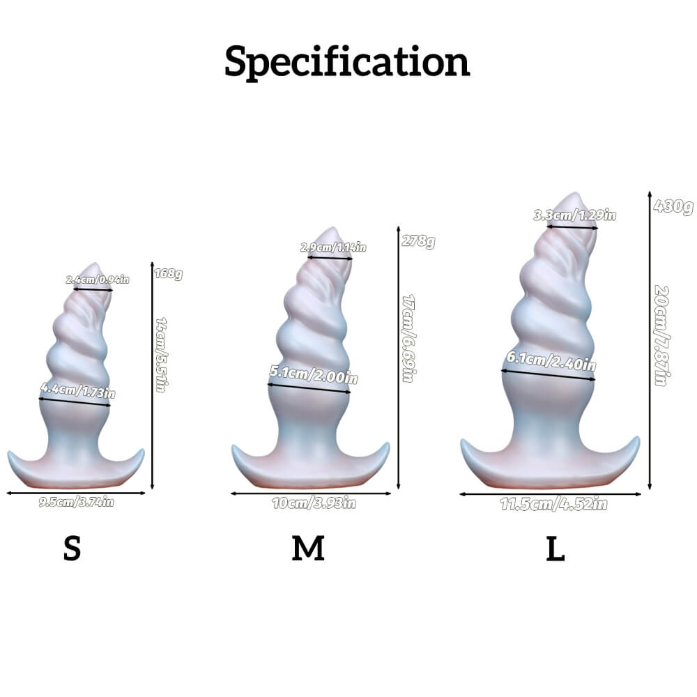 Silicone Butt Plug Dildo with Anchor Base - Tarisss Sex Toy Store
