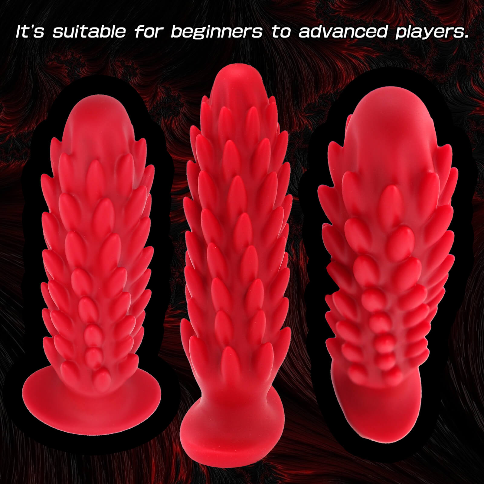 Silicone Butt Plug Dildo with Spike - Tarisss Sex Toy Store