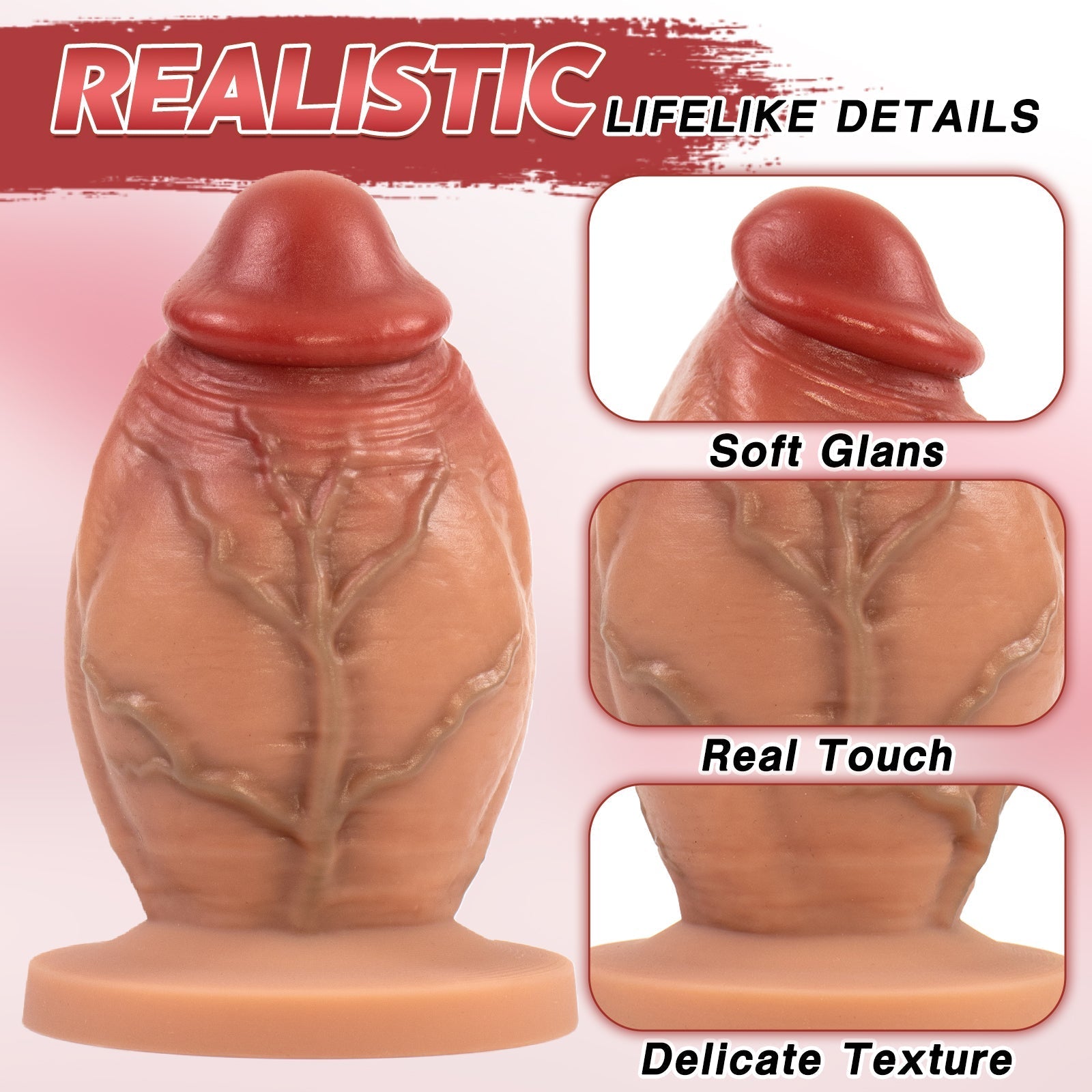 Silicone Fantasy Anal Dildo with Strong Suction - Tarisss Sex Toy Store